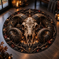 Horned Symmetry - A Circular Study in Ember and Shadow