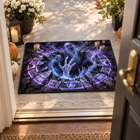 Summoning Circle - A Study in Violet Light and Rising Shadow