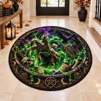 Witches Brew - Cauldron Ascent Round Statement Rug