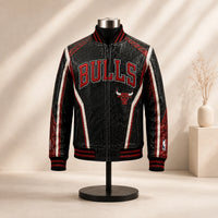 CHI Nightcourt - Red, Black and Bone Panel Jacket