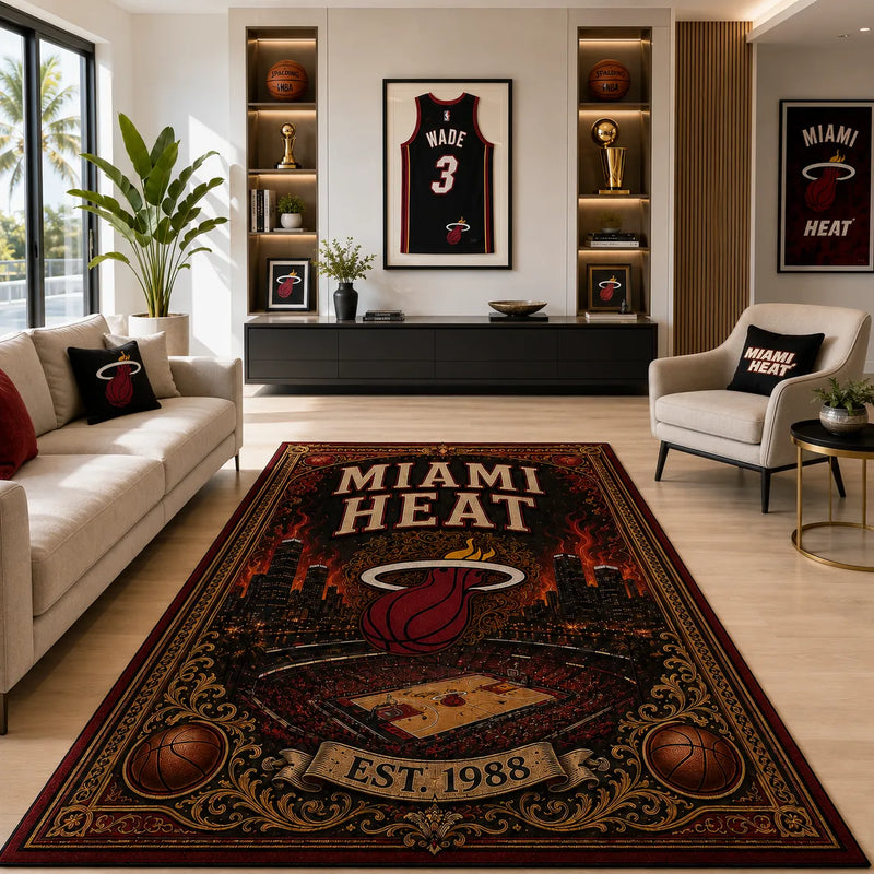 MIA Heritage Floor - Vintage Crest Rug, Est. 1988