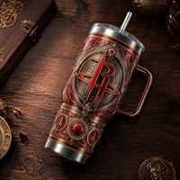 HOU Crimson Crest - Filigree, Gold and Quiet Confidence